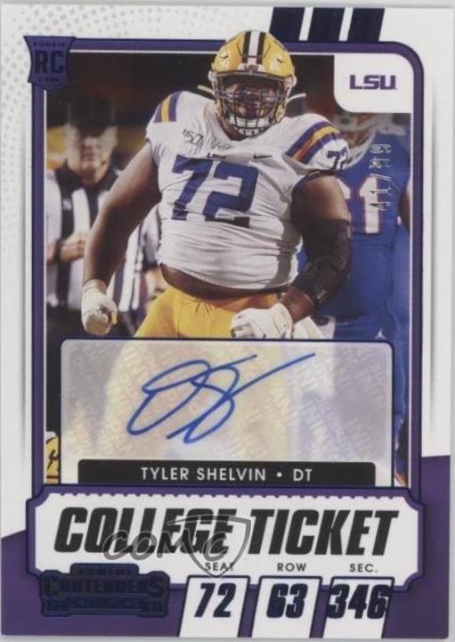 Tyler Shelvin [Autograph Blue] #202
