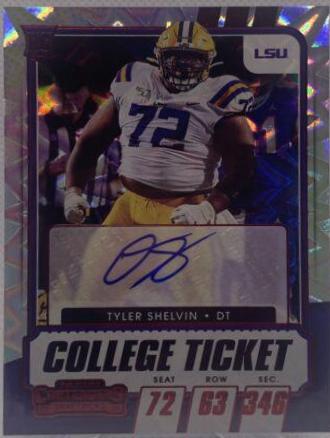Tyler Shelvin [Autograph Red Explosion] #202