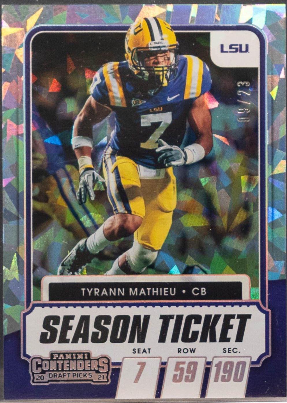 Tyrann Mathieu [Cracked Ice Ticket] #74