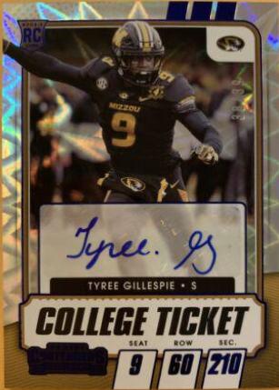 Tyree Gillespie [Autograph Blue Explosion] #246