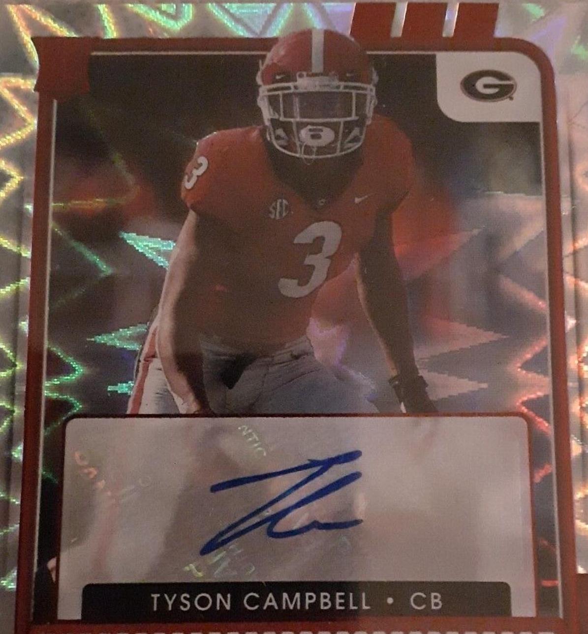 Tyson Campbell [Autograph Red Explosion] #223