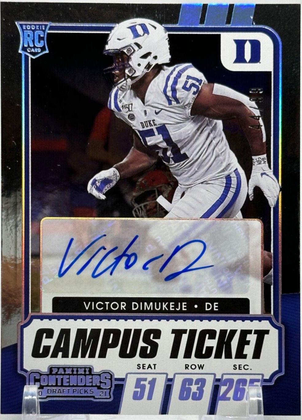 Victor Dimukeje [Autograph Campus Ticket] #317