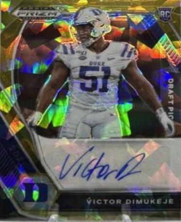 Victor Dimukeje [Autograph Gold Cracked Ice] #317