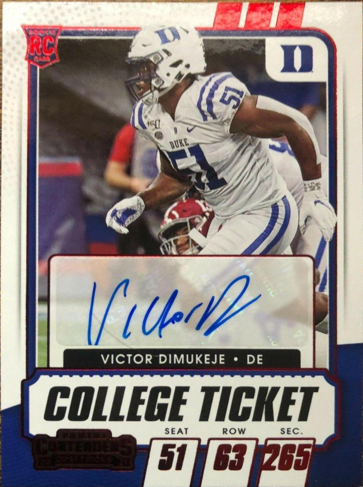 Victor Dimukeje [Autograph Red] #317