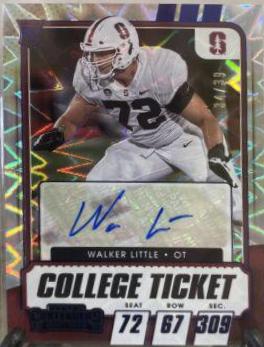 Walker Little [Autograph Blue Explosion] #221