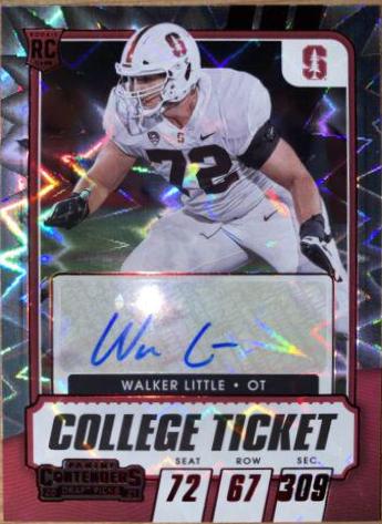 Walker Little [Autograph Red Explosion] #221