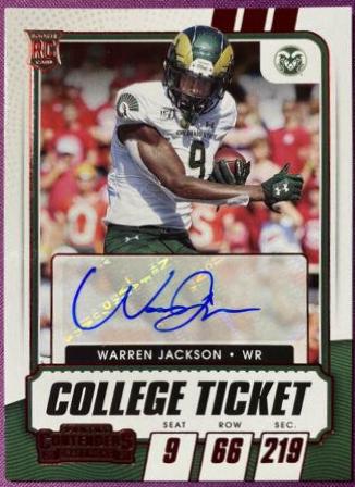 Warren Jackson [Autograph Red] #244