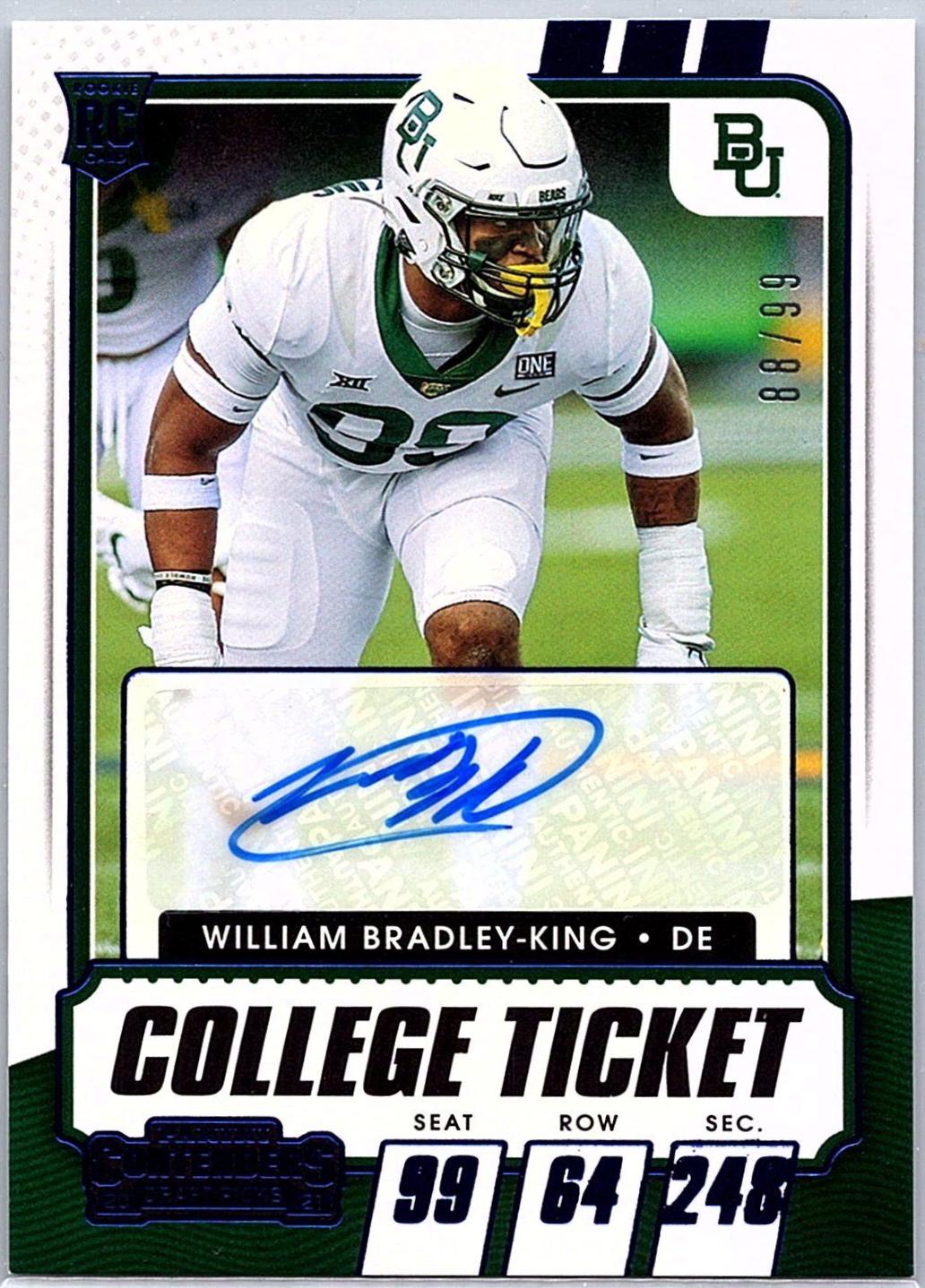 William Bradley King [Autograph Blue] #235