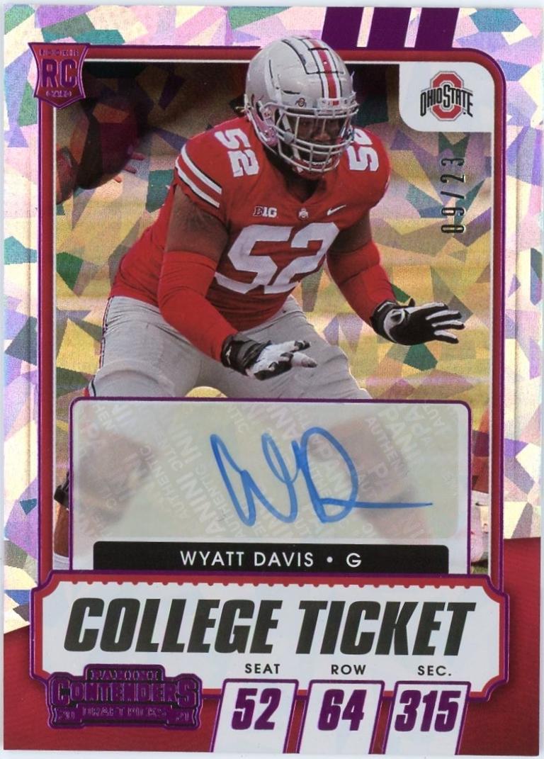Wyatt Davis [Autograph Pink Cracked Ice] #197