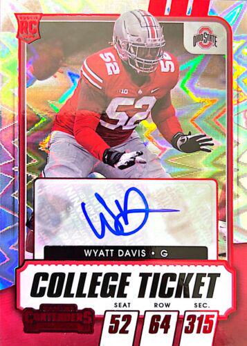 Wyatt Davis [Autograph Red Explosion] #197
