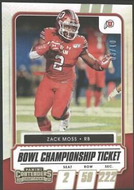 Zack Moss [Bowl Championship Ticket] #69