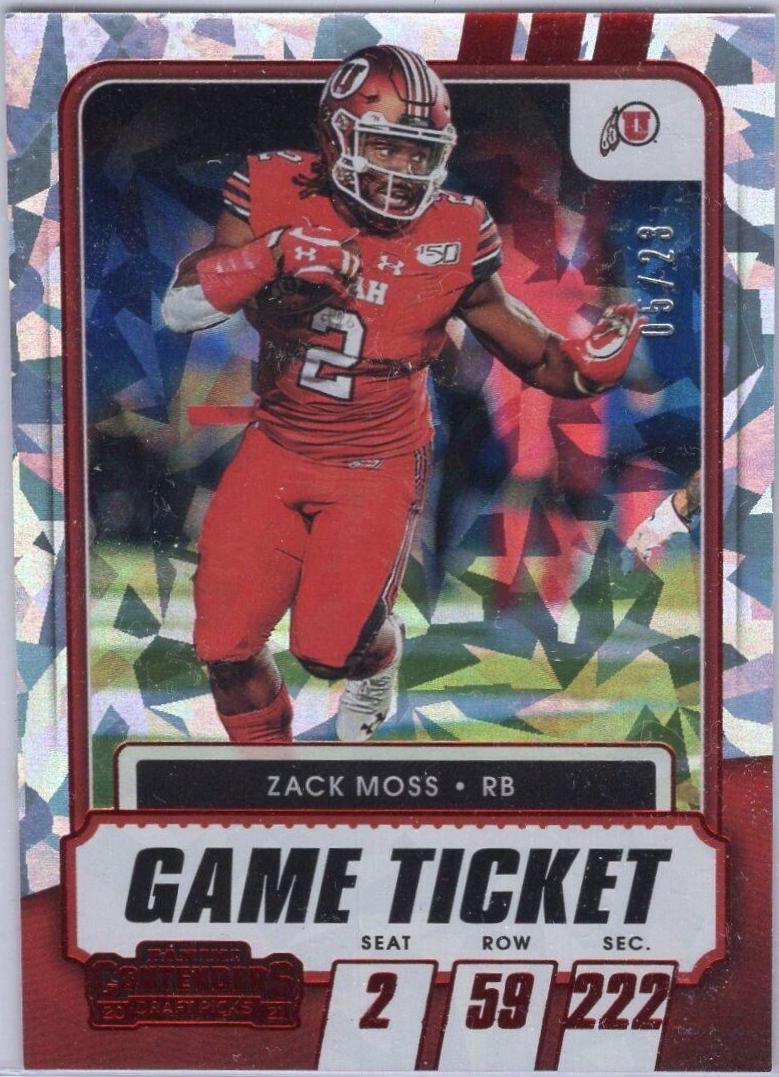 Zack Moss [Cracked Ice Ticket] #69