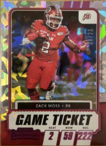 Zack Moss [Pink Cracked Ice] #69