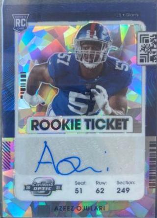 Azeez Ojulari [Autograph Cracked Ice] #166