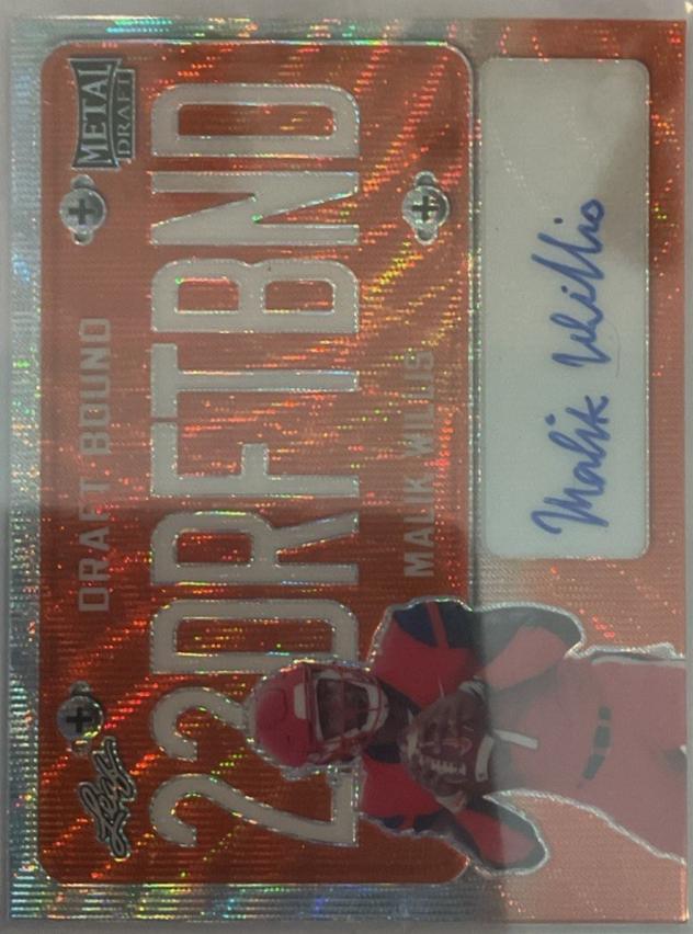 Malik Willis [Orange Wave] #B-MW1