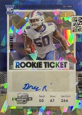 Greg Rousseau [Autograph Cracked Ice] #157