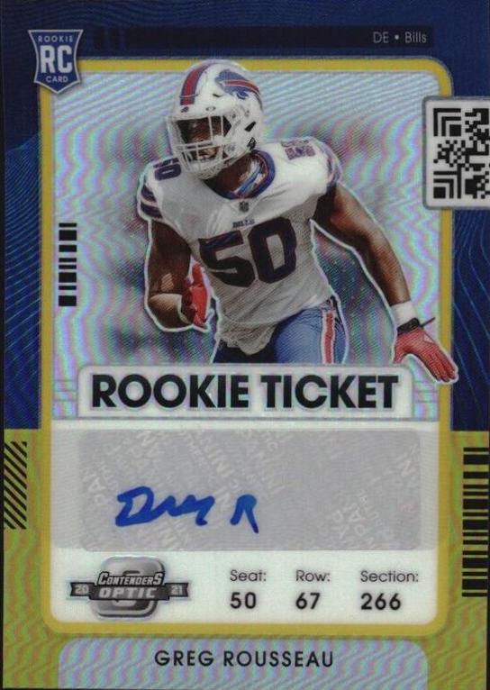 Greg Rousseau [Autograph Gold] #157