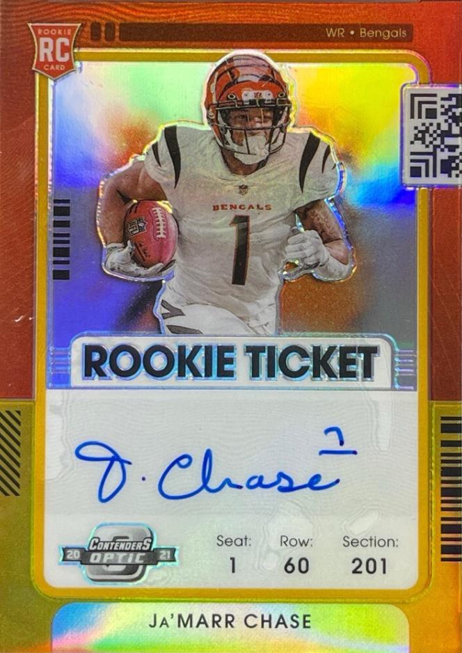 Ja'Marr Chase [Autograph Gold] #105