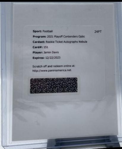 Jamin Davis [Autograph Nebula] #151