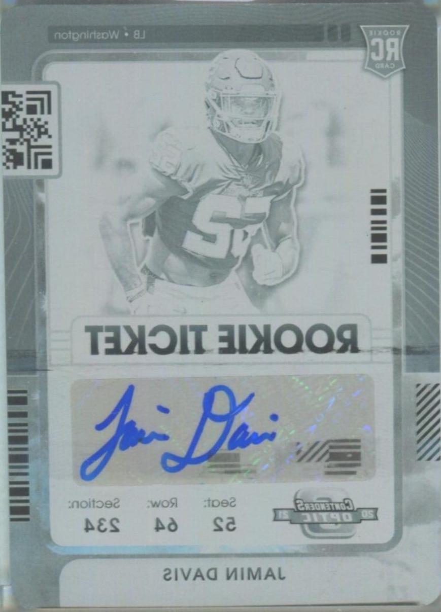 Jamin Davis [Autograph Printing Plate Magenta] #151