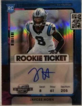 Jaycee Horn [Autograph Nebula] #144