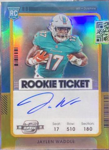 Jaylen Waddle [Autograph Gold] #106