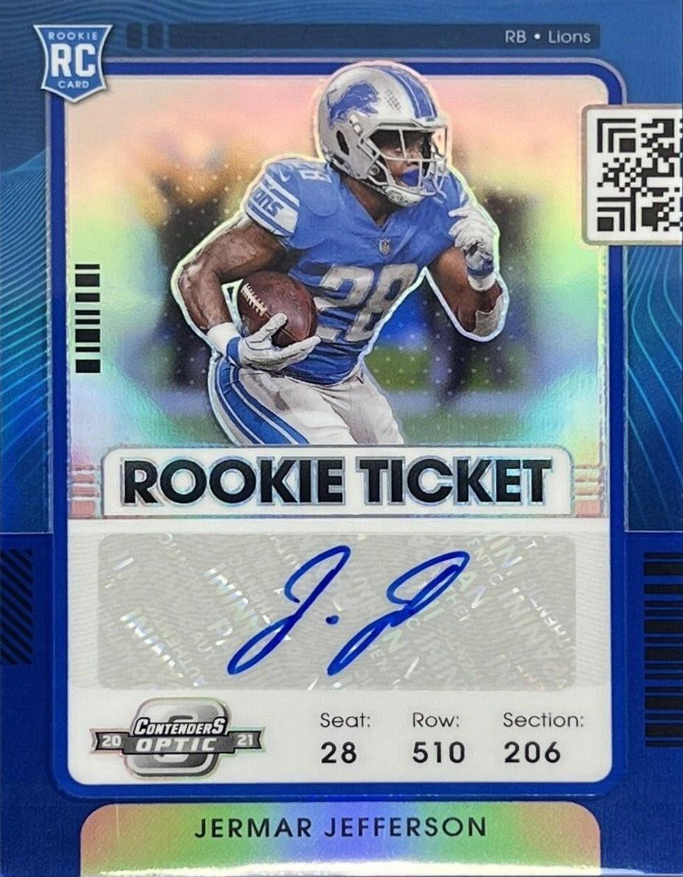 Jermar Jefferson [Autograph Blue] #190