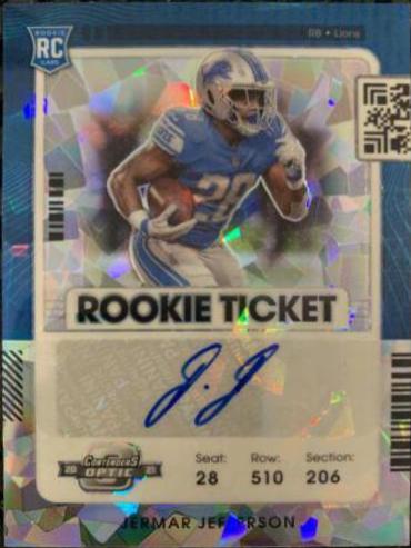 Jermar Jefferson [Autograph Cracked Ice] #190