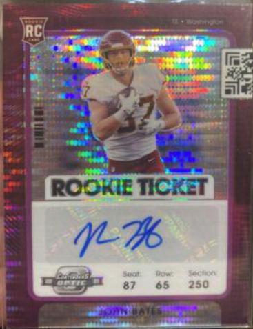 John Bates [Autograph Purple Pulsar] #177