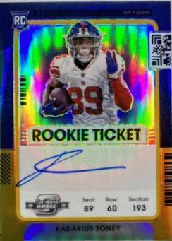 Kadarius Toney [Autograph Gold] #110