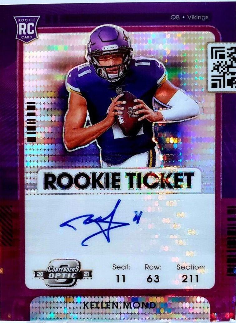 Kellen Mond [Autograph Purple Pulsar] #122