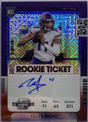 Kellen Mond [Autograph Red White Blue] #122
