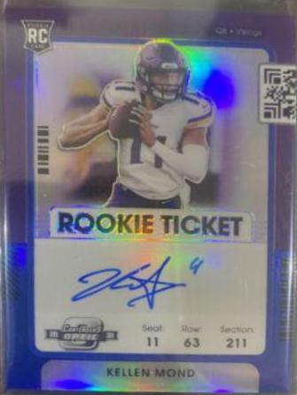 Kellen Mond [Autograph Variation Blue] #122