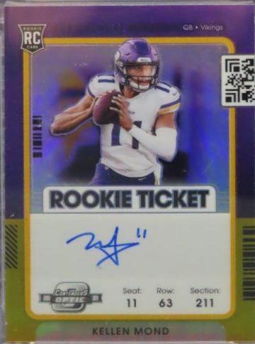 Kellen Mond [Autograph Variation Gold] #122