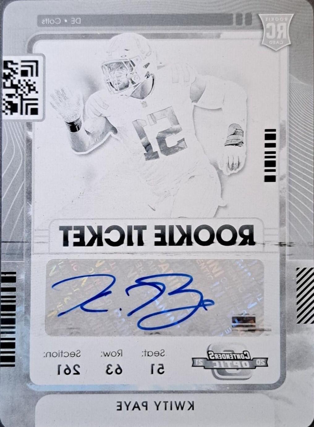 Kwity Paye [Autograph Printing Plate Black] #152