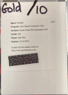 Kyle Pitts [Autograph Gold] #104