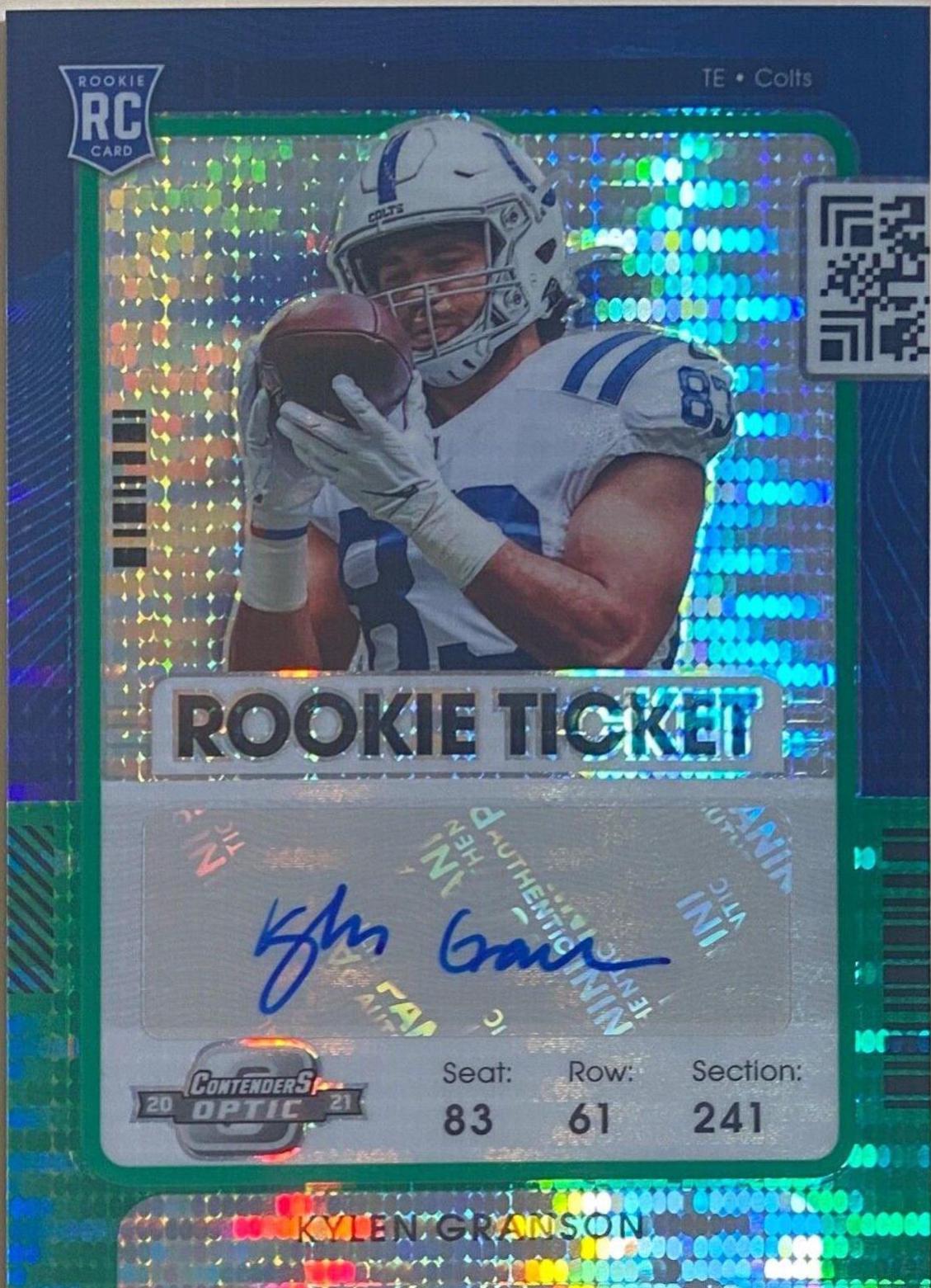 Kylen Granson [Autograph Green Pulsar] #178