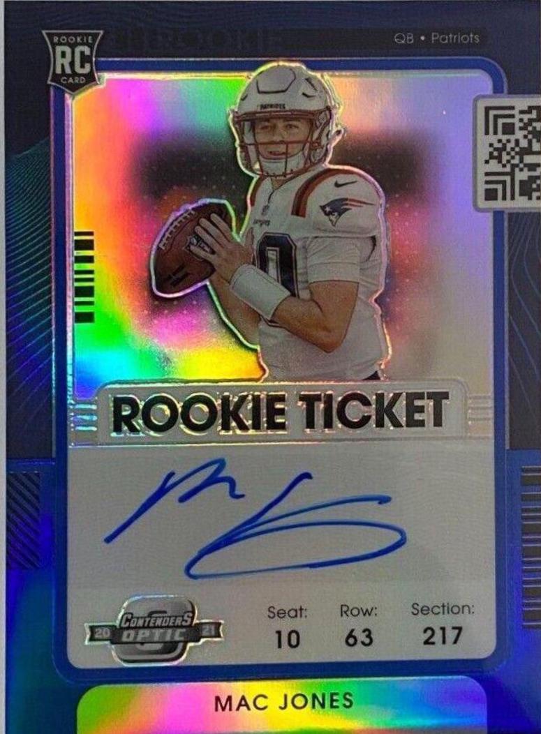 Mac Jones [Autograph Blue] #109