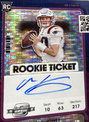 Mac Jones [Autograph Purple Pulsar] #109