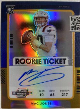Mac Jones [Autograph Variation Gold] #109