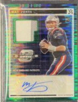 Mac Jones [Autograph Variation Green Pulsar] #109