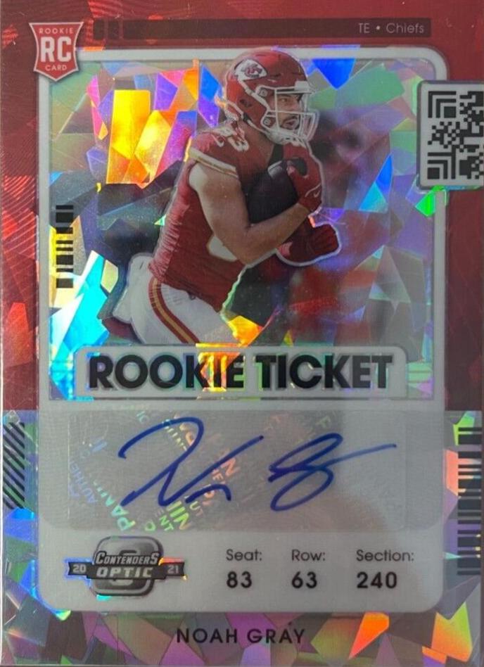 Noah Gray [Autograph Cracked Ice] #182