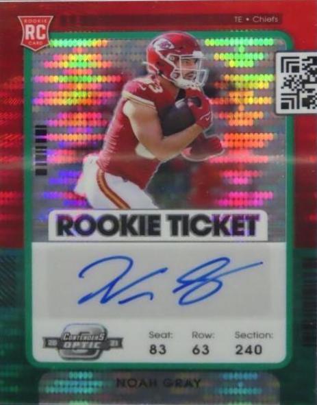 Noah Gray [Autograph Green Pulsar] #182