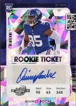 Quincy Roche [Autograph Cracked Ice] #187
