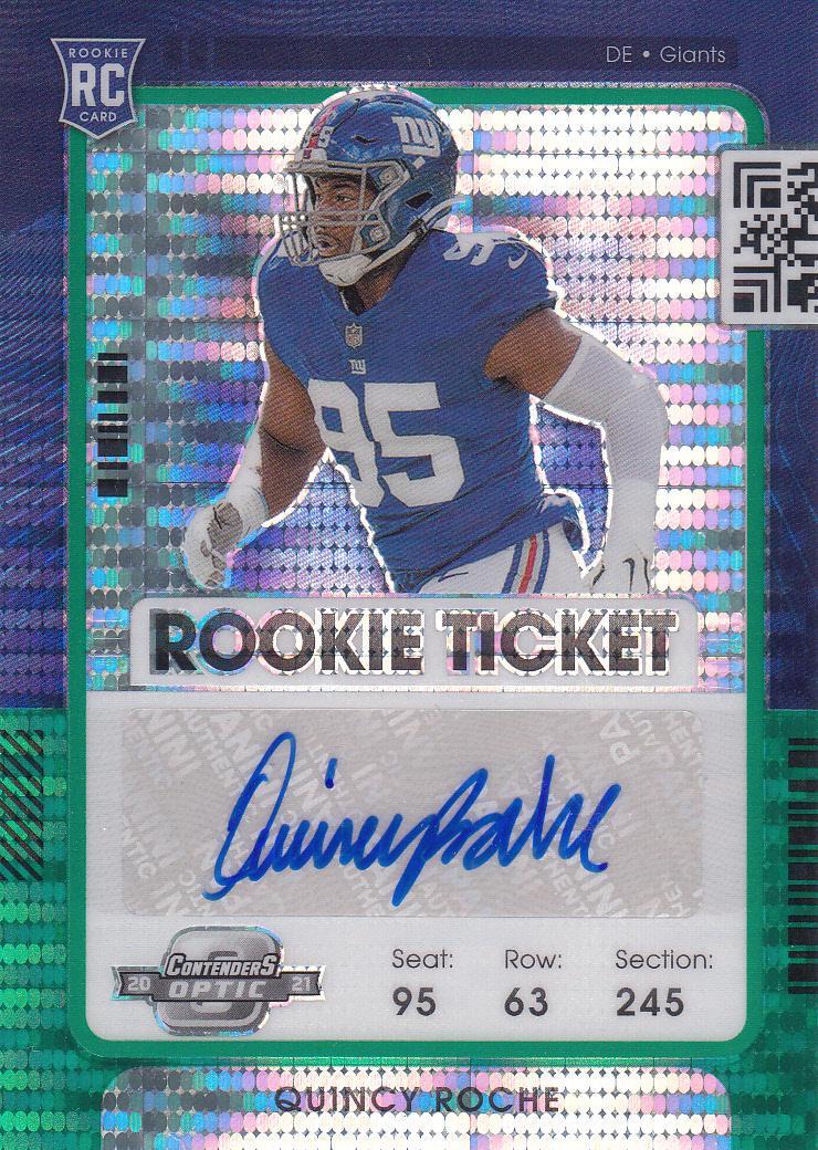 Quincy Roche [Autograph Green Pulsar] #187