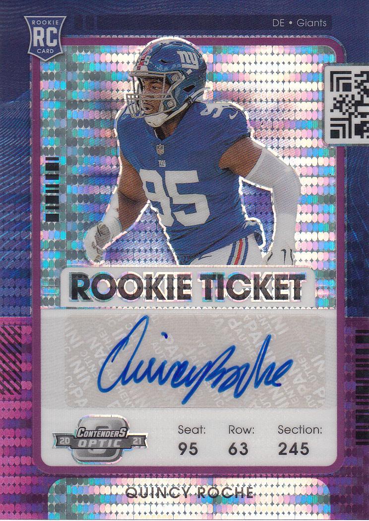 Quincy Roche [Autograph Purple Pulsar] #187