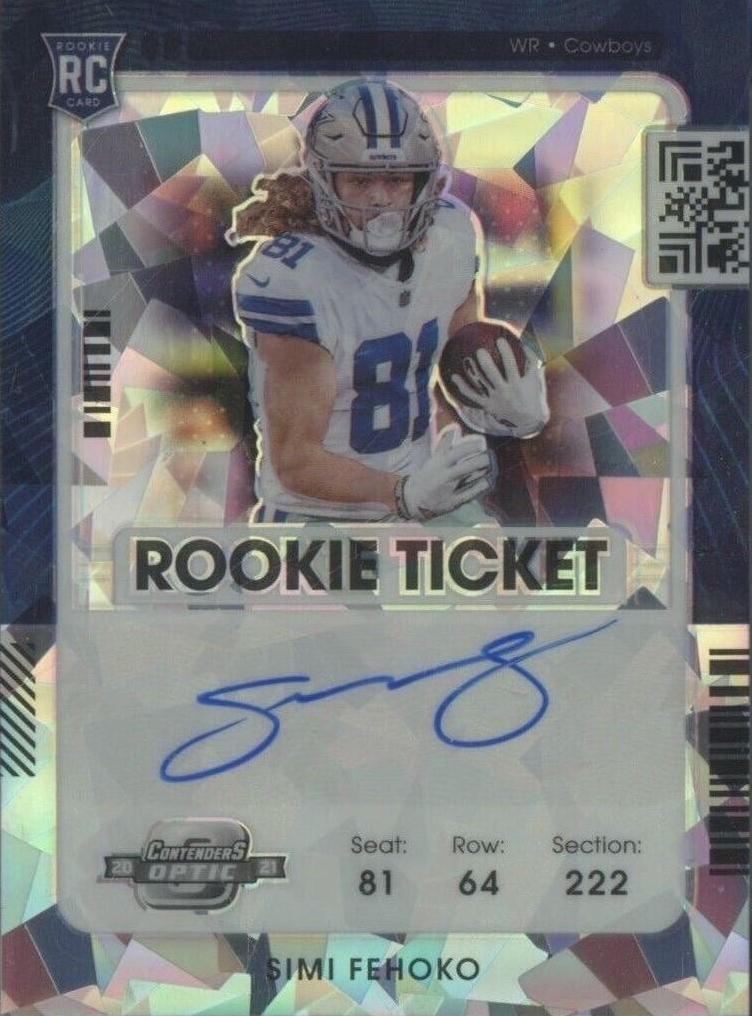 Simi Fehoko [Autograph Cracked Ice] #141