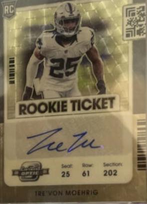 Tre'von Moehrig [Autograph Gold Vinyl] #164