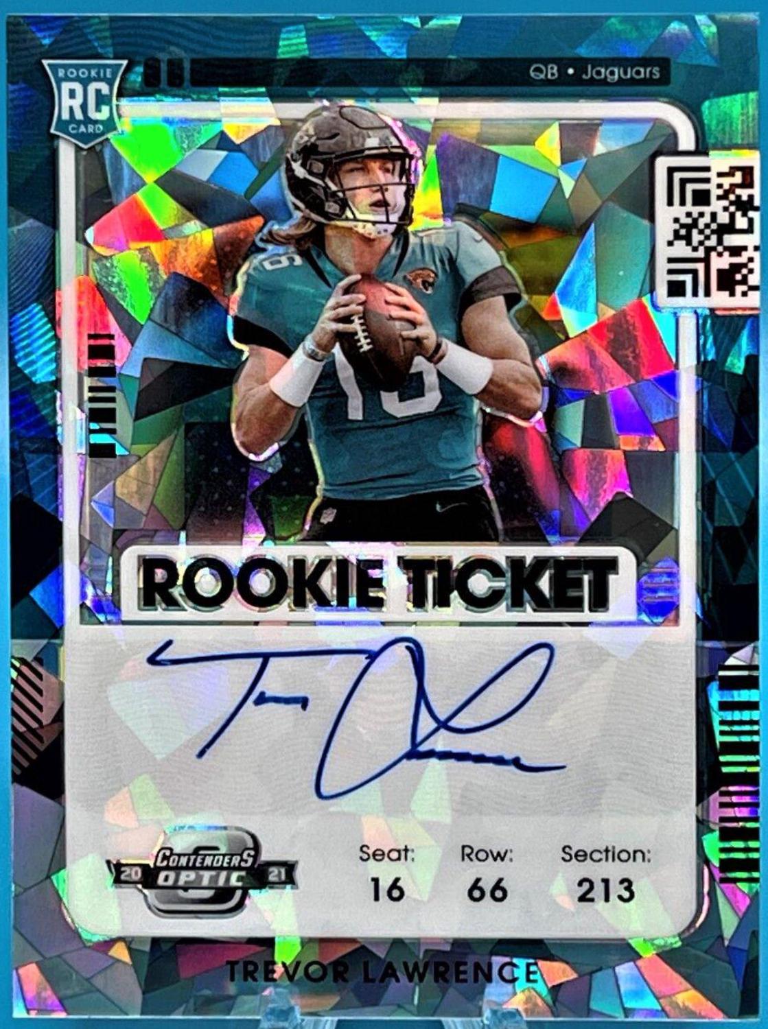 Trevor Lawrence [Autograph Cracked Ice] #101