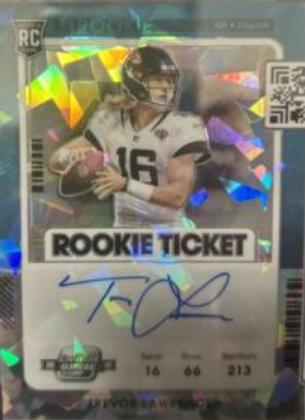 Trevor Lawrence [Autograph Variation Cracked Ice] #101